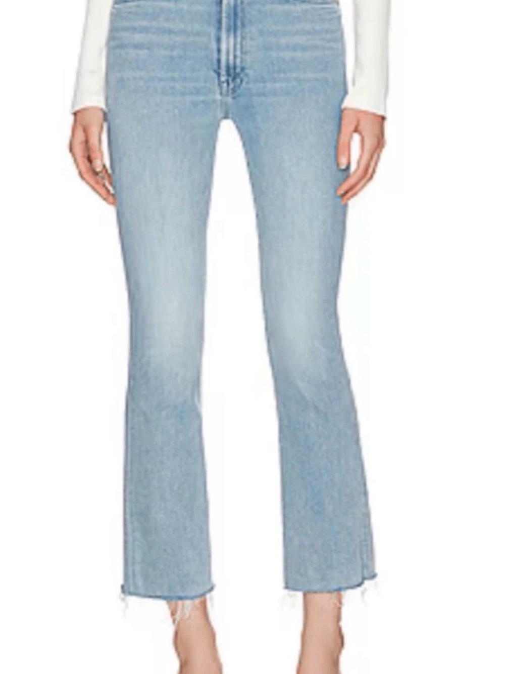 Mother Denim The Hustler Ankle Fray - Cutting Class